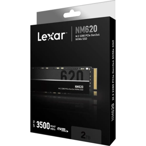 Disque Dur Interne SSD Lexar NM620 M.2 2280 PCIe Gen 3x4 - 2To