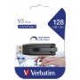 Flash Disque USB 2.0 Verbatim 128Go PINSTRIPE- 49189 Flash Disque USB 2.0 Verbatim 128Go PINSTRIPE- 49189