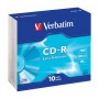 pack 10 CD-R Verbatim Extra Protection Slim Verbatim