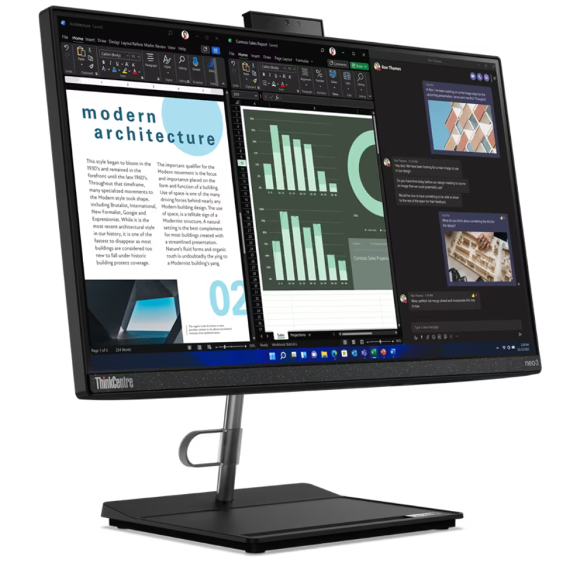 PC de Bureau Lenovo IdeaCentre AIO Neo 30a - i3-1215U- 8Go - 512GB SSD (12CE00AJFM)