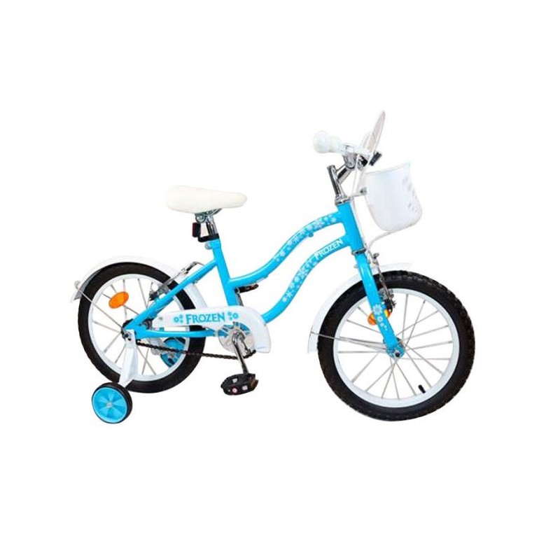 Vélo Enfant Frozen 16" - Blanc&Bleu