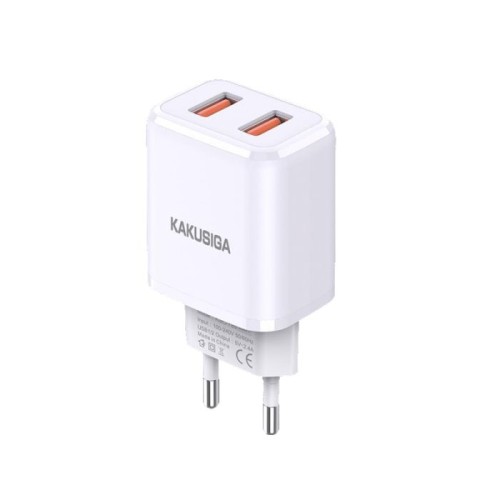 CHARGEUR KAKU KSC-793 DOUBLE USB SMART CHARGE TYPE-C 2.4A - BLANC CHARGEUR KAKU KSC-793 DOUBLE USB SMART CHARGE TYPE-C 2.4A - BLANC