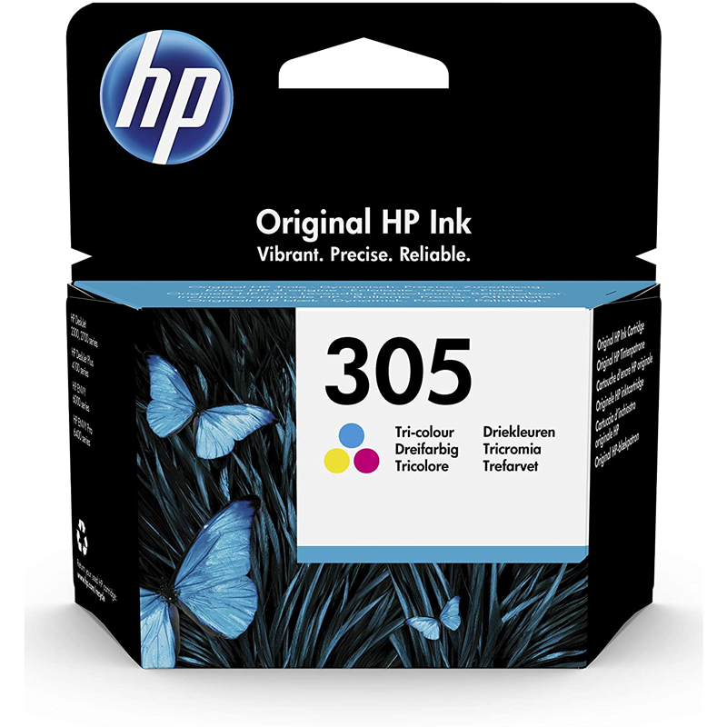 Cartouche Jet d'encre Original HP 305 - Couleurs (3YM60AE)