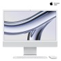 front view Apple iMac 24'' Retina 4.5K Puce M3 2023 8Go 512Go SSD Argent