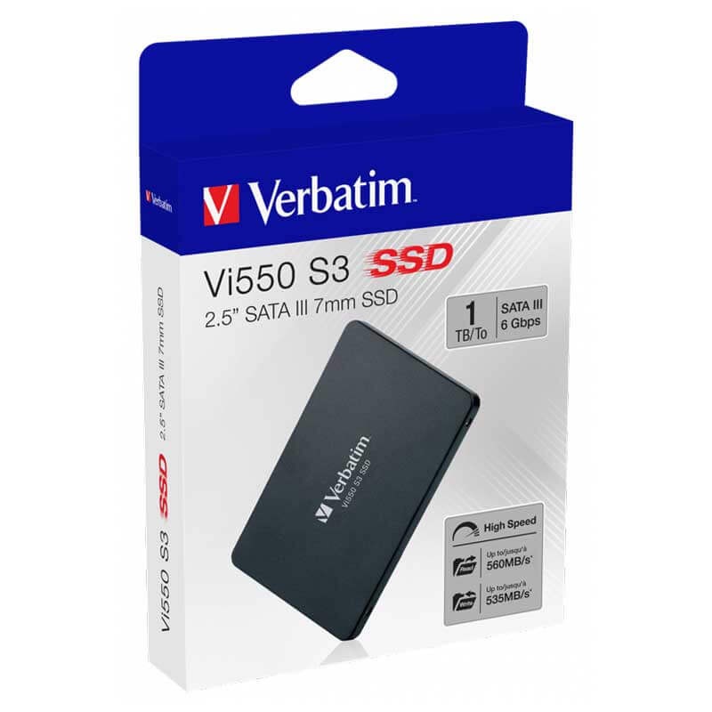 Disque Dur Interne Verbatim  SSD 1To VI550 S3 SATA 2.5" ( 049353)