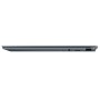 pc portable asus zenbook um425qa front view  gris graphite