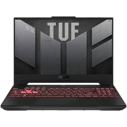 pc gaming asus tuf a15 507rf r7 front view noir