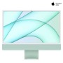Vue de face de l'iMac 24'' M3 2023 couleur verte