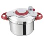 Cocotte Clipso TEFAL Minute Easy 6 Litres Rouge et Blanc