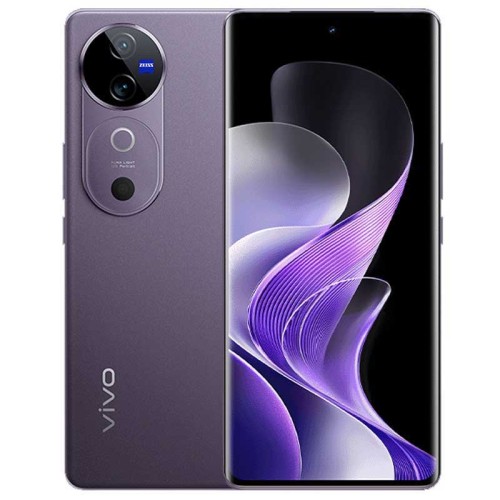 Smartphone Vivo V40 5G avec écran 6.78 pouces et design Violet nébuleux