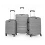 Set de trois valises TITOU Incassable Roues Fixes Gris Mat Set de trois valises TITOU Incassable Roues Fixes Gris Mat