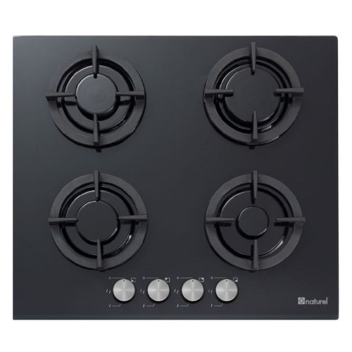 Plaque de Cuisson Encastrable Naturel ALFA A6400 CS Noir