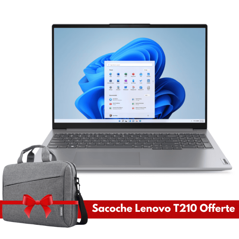 PC Portable Lenovo ThinkBook 16 G6 i3 + sacoche lenovo gratuit