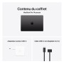 contenu du coffret Apple MacBook Pro 14" Apple M4 2024 512 Go SSD/16Go Noir contenu du coffret Apple MacBook Pro 14" Apple M4 2024 512 Go SSD/16Go Noir