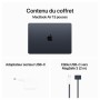 contenu du coffret Apple MacBook Air M3 13 pouces (2024) 8 Go/256 Go SSD Noir contenu du coffret Apple MacBook Air M3 13 pouces (2024) 8 Go/256 Go SSD Noir