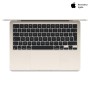 top side view Apple MacBook Air M3 13" (2024) 8 Go/256 Go SSD Gold top side view Apple MacBook Air M3 13" (2024) 8 Go/256 Go SSD Gold