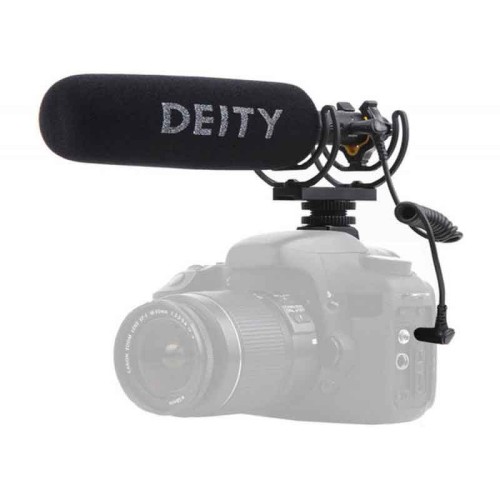 Micro FV Deity V-MIC D3 Microphone canon Deity V-Mic D3 monté sur appareil photo.