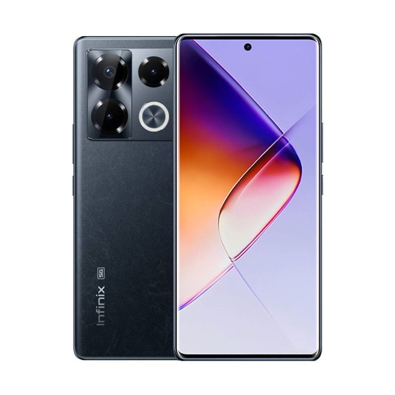 front view Smartphone INFINIX Note 40 Pro+ 5G 12Go 256Go Noir