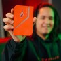SSD Externe Pyrodrive 1To Rouge - Design Gaming et Haute Vitesse de Transfert
