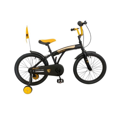 Vélo Enfant RODEO LAMBORGHINI 16" Noir et Jaune Vélo Enfant RODEO LAMBORGHINI 16" Noir et Jaune