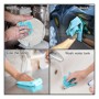 Chiffon de nettoyage en microfibre amovible Bleu pour la cuisine
