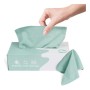 Chiffon de nettoyage 20 pcs en microfibre amovible Vert