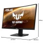 Moniteur Asus TUF VG24VQER affichant un jeu