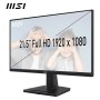 Dimensions Écran MSI Pro MP225 21.5" FHD IPS 100HZ Noir