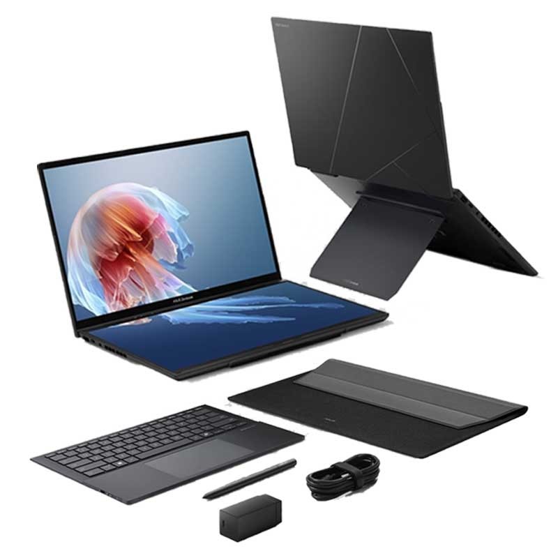 Asus Zenbook Duo UX8406MA - Vue de face, meilleur prix en Tunisie