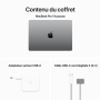 Apple MacBook Pro 14" 1 To SSD 8 Go M3 MTL83FN/A Gris avec accessoires