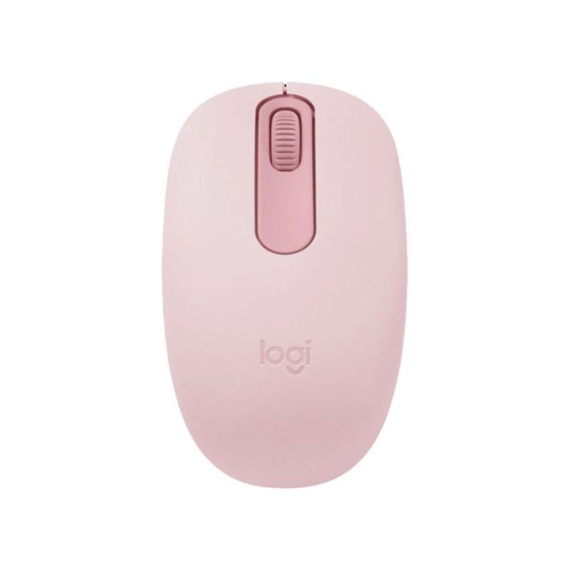 vue frontale Souris LOGITECH Sans Fil Mini M196 Rose