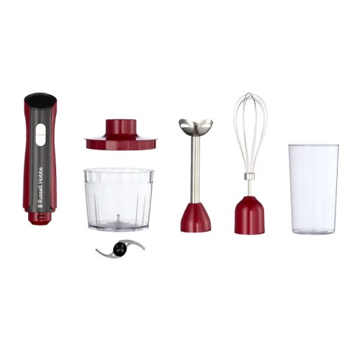 Mixeur Plongeant 3 en 1 Desire Russell Hobbs 500 W 27140-56 Rouge