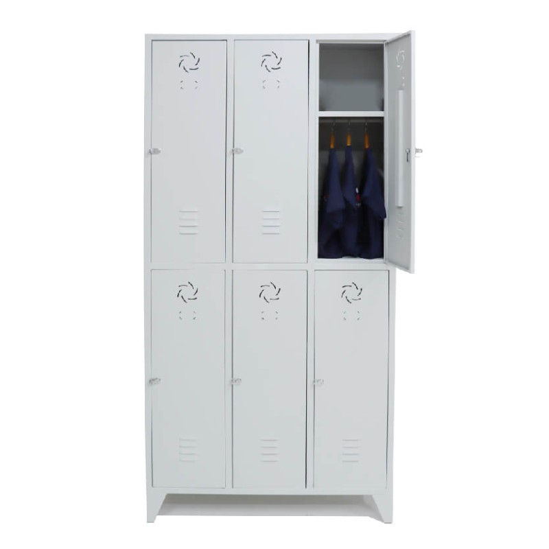 Armoire Vestiaire Métallique A 6 Casiers