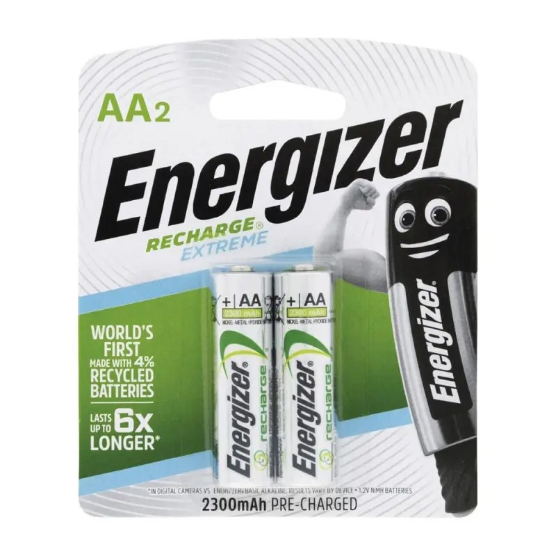 Pile rechargeable ENERGIZER 2*AA NH15EBP2