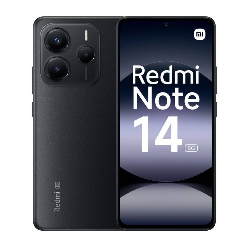 Smartphone Xiaomi Redmi Note 14 5G 6Go 128Go Noir