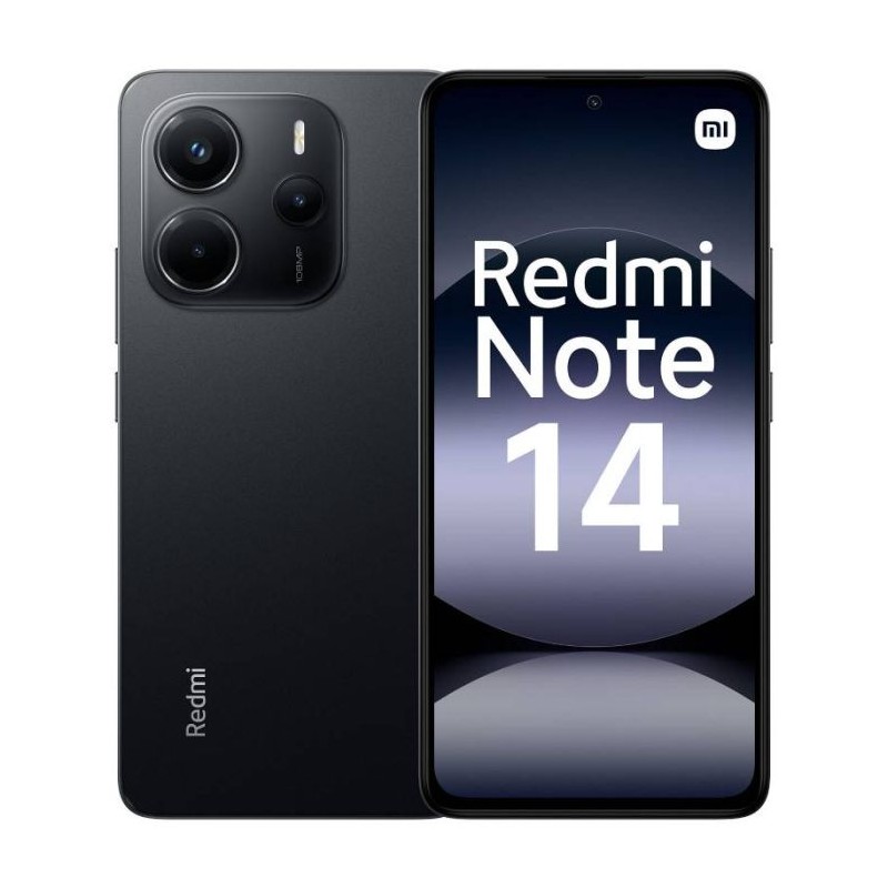Smartphone Xiaomi Redmi Note 14 4G 8Go 256Go Noir