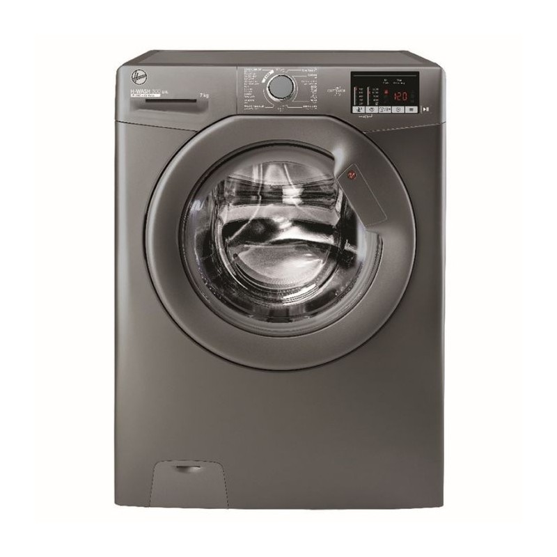 Lave Linge Frontal HOOVER H3W272DGG-04 7kg Silver