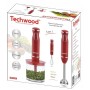 Mixeur Plongeant 3 en 1 Techwood 600W TMS9605 Rouge