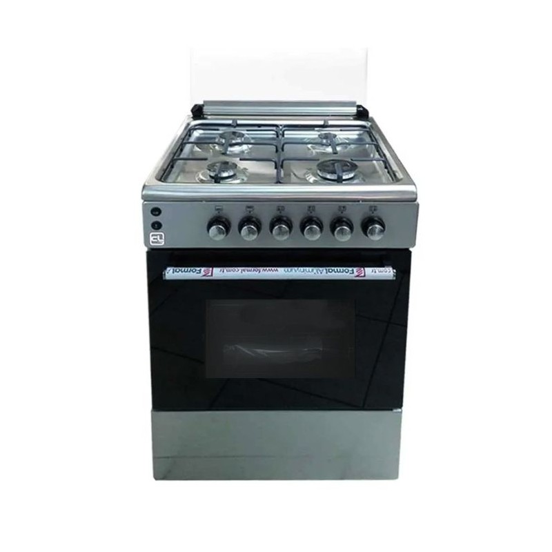 Cuisinière à Gaz Confort Line CL66SVR-TC 4 Feux 60cm Silver