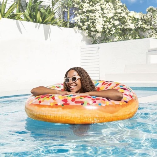 Bouée gonflable Donut sucré INTEX 56263