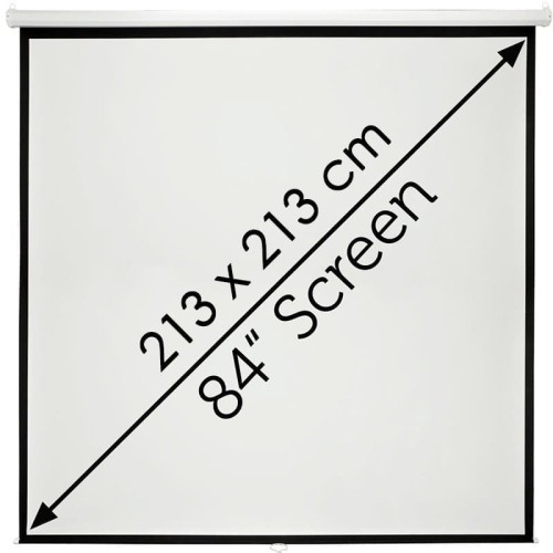 Ecran de projection mural Manuel Telon 213x213cm