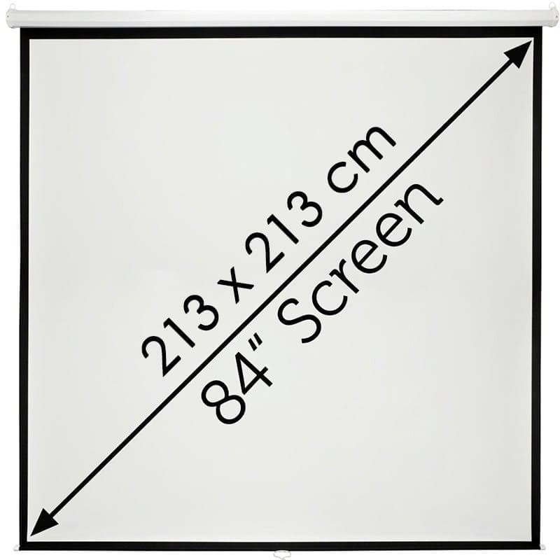 Ecran de projection mural Manuel Telon 213x213cm