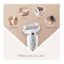 zones du corps compatibles avec l’épilateur Braun Silk·épil 9 Flex 9-010 3D