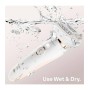 Épilateur Braun Silk·épil 9 Flex 9-010 3D doté de sa fonction Wet & Dry entièrement étanche.
