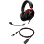 Casque Gaming HP HyperX Cloud III noir et rouge avec accessoires