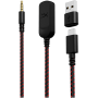 Cable de Casque Gaming HP HyperX Cloud III rouge et noir