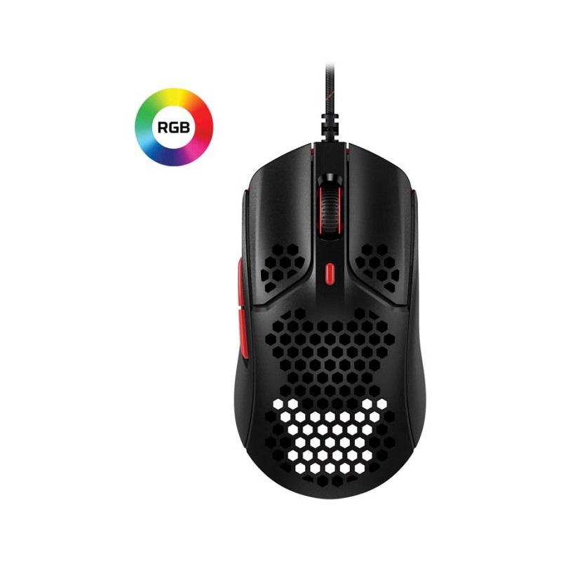 Souris Filaire Gamer HyperX Pulsefire Haste Noir&Rouge 4P5E3AA