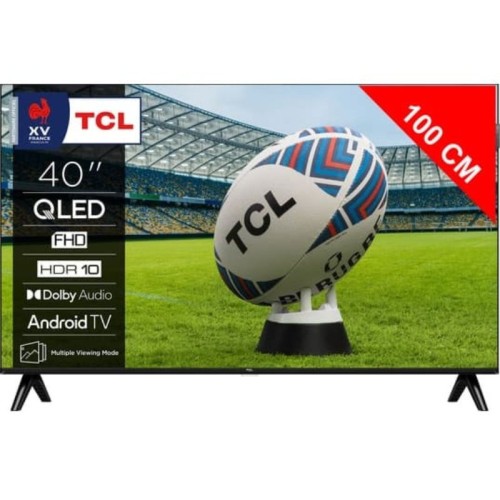 Téléviseur TCL 40" S5K – QLED Full HD Smart TV – Récepteur Intégré Téléviseur TCL 40" S5K – QLED Full HD Smart TV – Récepteur Intégré