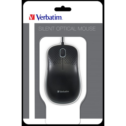 Souris optique VERBATIM Souris optique silencieuse - 49024 Souris optique de voyage Go Mini VERBATIM Orange volcanique - 49023