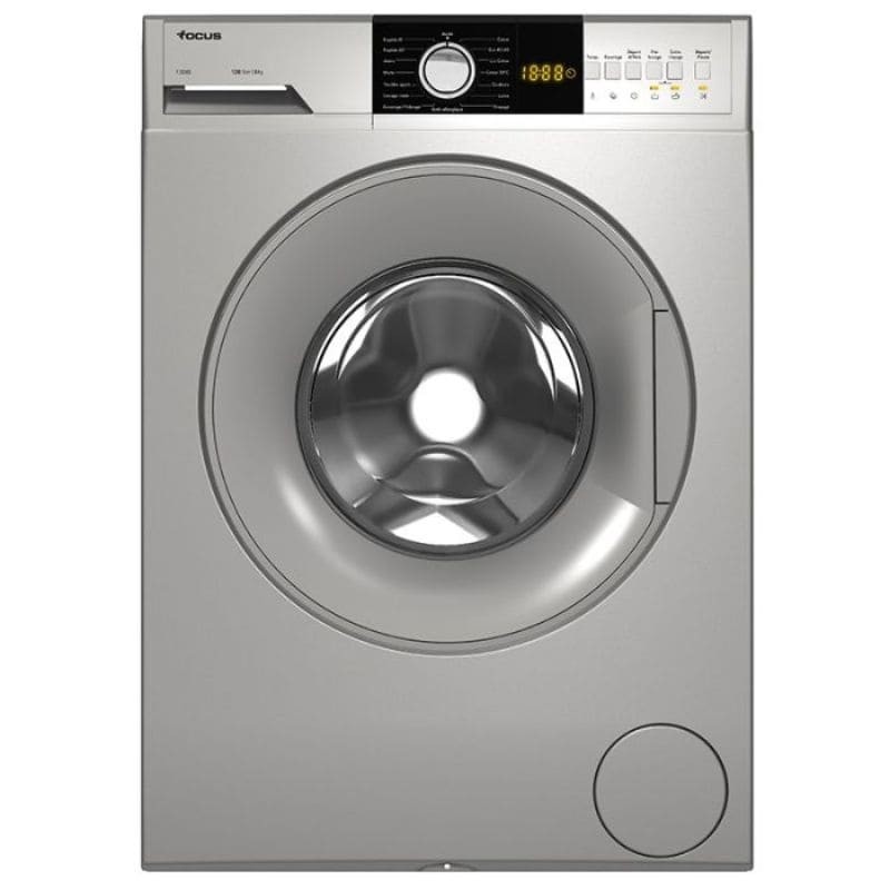 Lave linge Frontale FOCUS F1208S - 8Kg - Silver